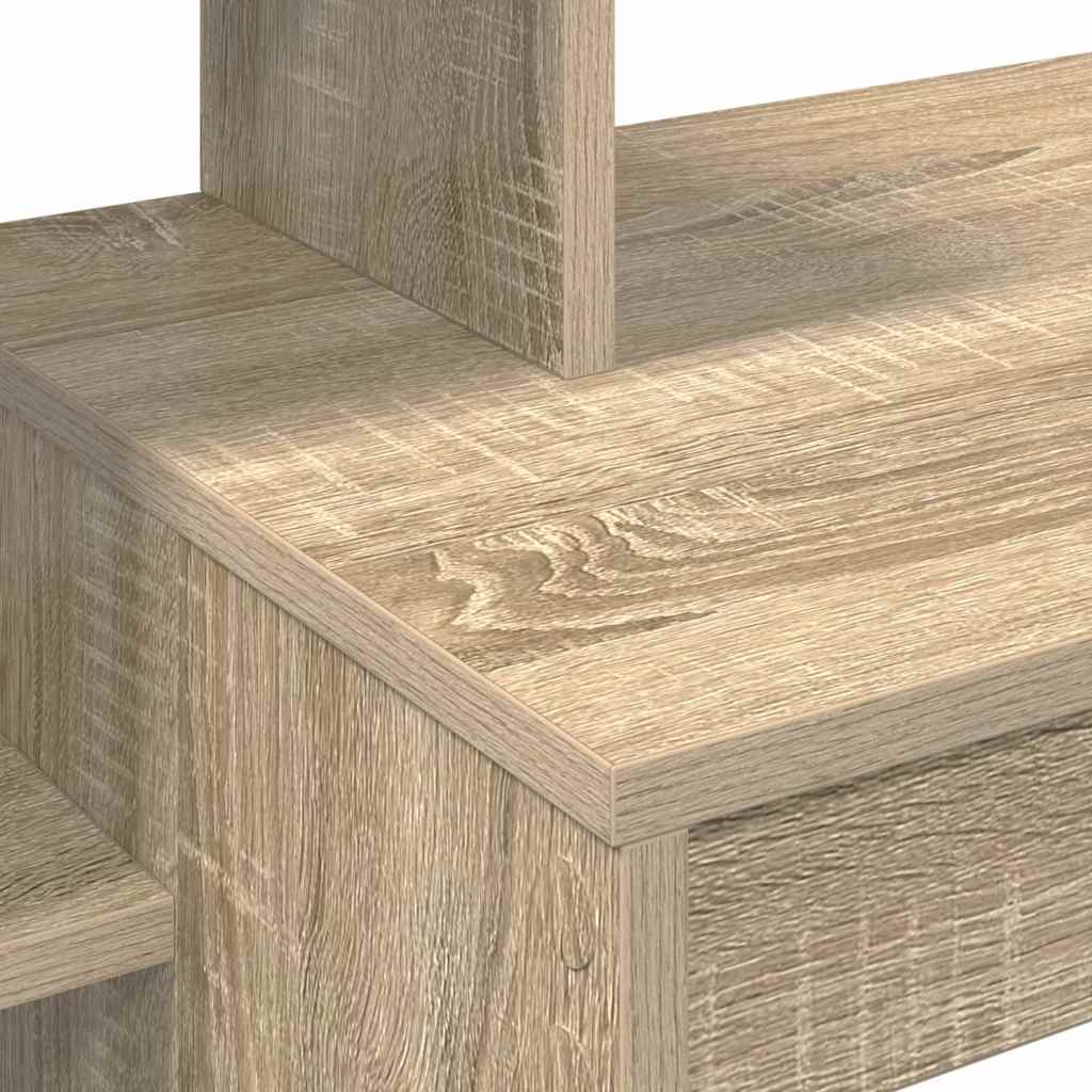 Desk In Sonoma Oak Finish 100 X 40 X 90 Cm Particleboard