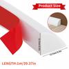 1pc 1m/39.37in Flexible Quarter Round Molding -  Peel and Stick Quarter Round Trim, Self-Adhesive Bathtub Edge Trim Molding