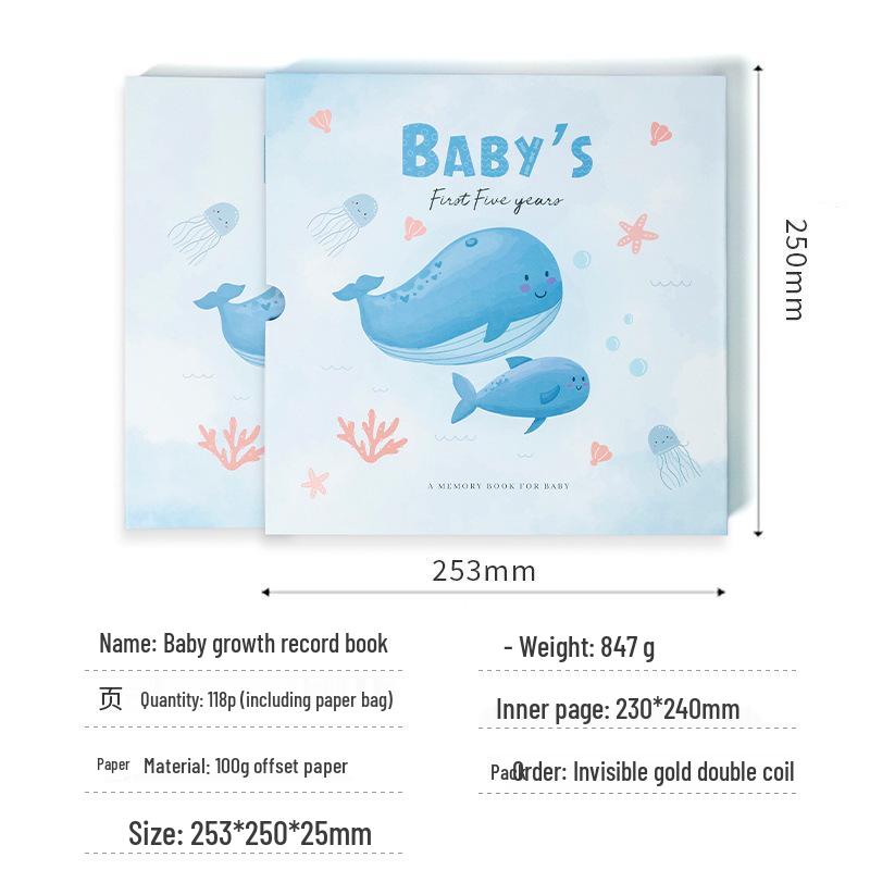 Cross-border Baby Growth Record: Photo Diary & Children's Notebook