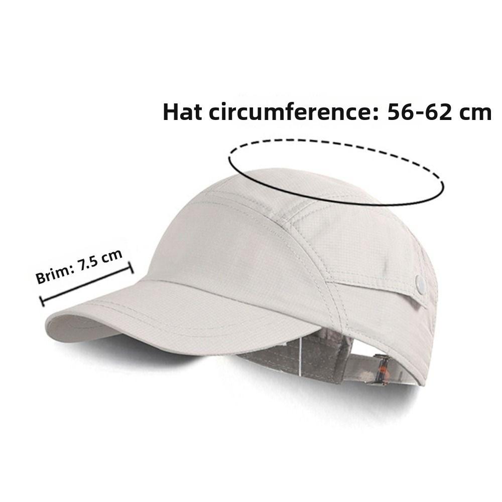 Schnelltrocknende Baseballkappe Atmungsaktive Laufkappen Modische Schirmmütze Tennis