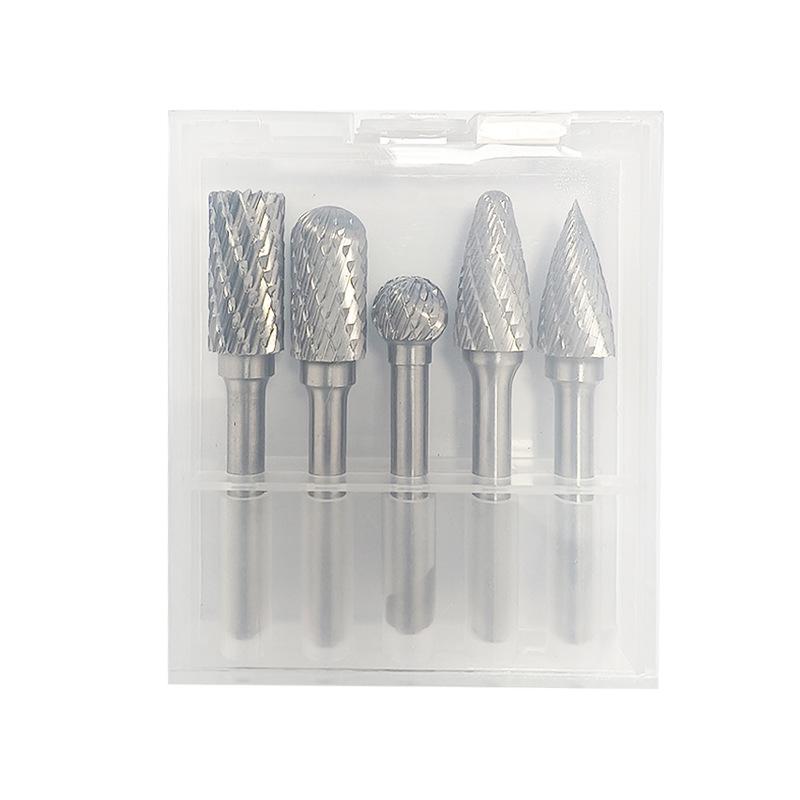 Alloy Steel 5-Piece Rotary File Set for Grinding and Polishing