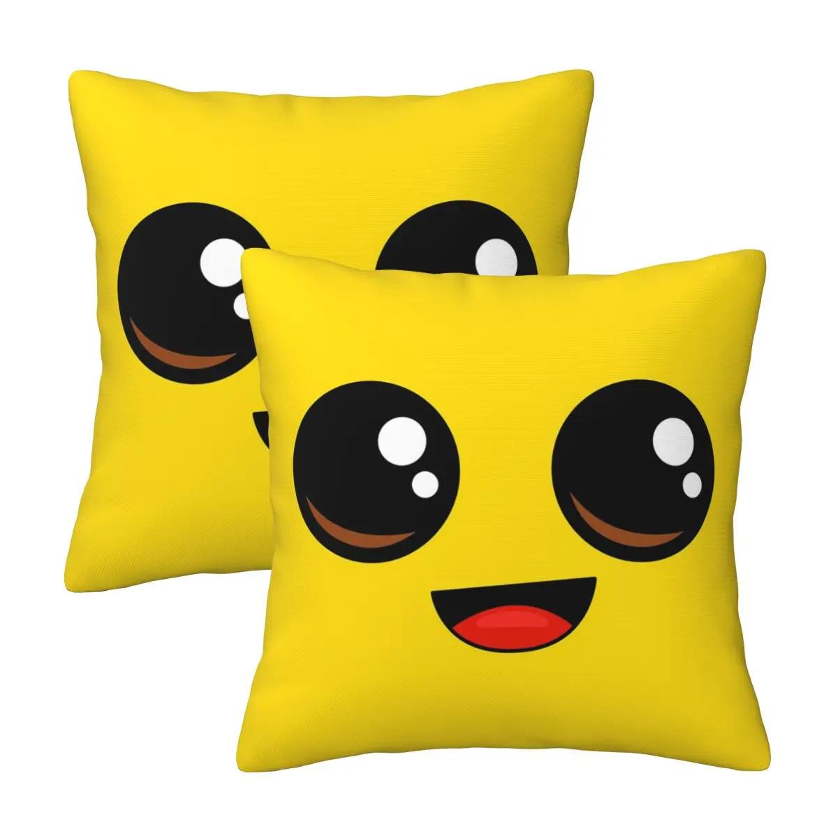 Banana Peely Battle Royale Character 2 Pcs Square Pillowcase Pillow Cover Cushion Zip Decorative Comfort Throw Pillow For Home Peach skin 18*18(CM)-2Pcs