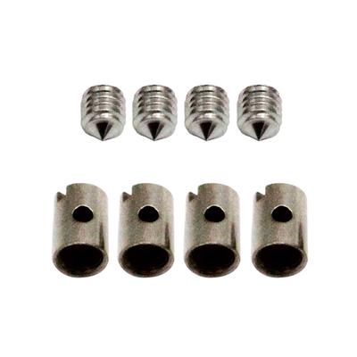 8Pcs Solderless Cable Nipples 5mm Throttle Choke for Motorcycle Scooter Quad Mower