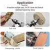 100W Mini Coarse and Fine Polishing Electric Grinding Wheel Set Multifunction Electric Grinder Machine Double Grinder Motor