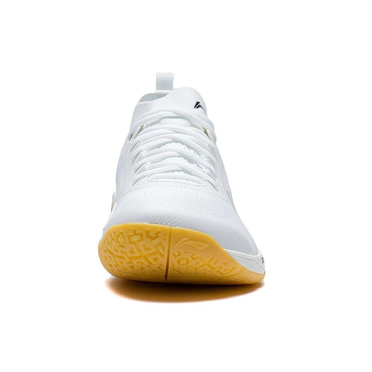 Li Ning Sprint Pro Badminton Shoes Unisex Low Top Standard White/Black AYAS012-4
