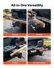 VEVOR Truck Hitch Vise, 150 mm Jaw Width, Heavy Duty Ductile Iron Bench Vise with Anvil, 1 Pair Magnetic Jaw Pads, 90 mm Throat Depth