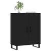 VidaXL Buffet noir 69,5x34x90 cm bois d'ingénierie 827749