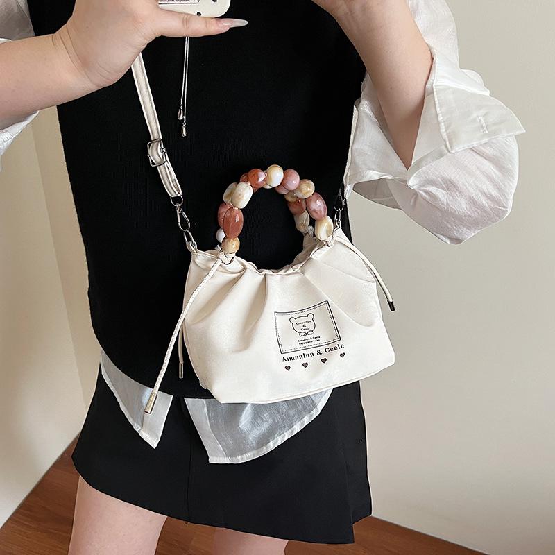 

Женская новая французская сумочка - Высококачественная, универсальная сумка-багет через плечо и кроссбоди с нишевым дизайном 18*8*15 cm белый