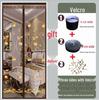 Velcro Magnetic Anti-Mosquito Screen Door - Silent & Encrypted for Bedroom Use