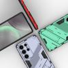 Suitable for Samsung S25Ultra Punk Anti Drop Phone Case and Samsung S25 Edge Multi Functional Stand Protective Case