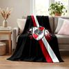 Atletico River Plate Blanket Flannel Blanket Soft Cozy Plush Throw for Sofa Bed Lightweight Home Decor