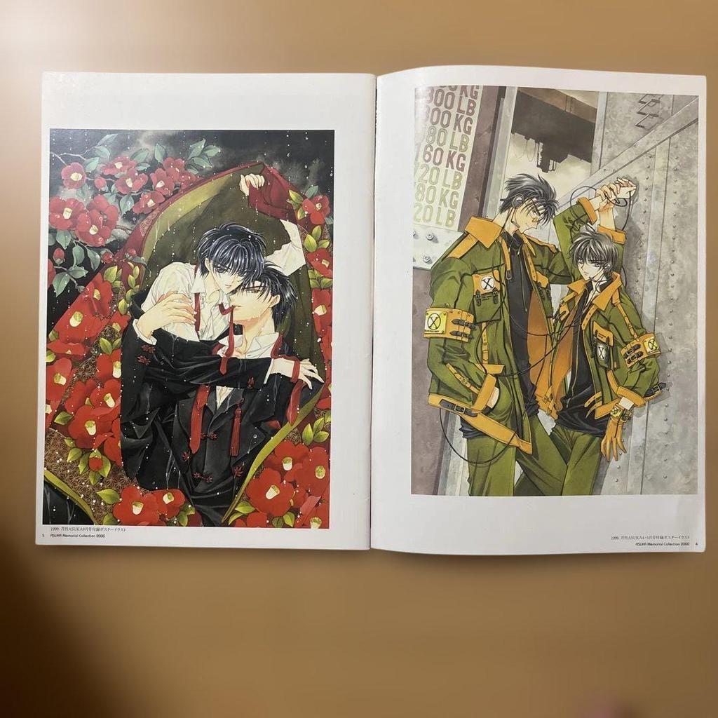 [USED] ASUKA 15th Anniversary 2000 Limited Edition Commemorative Art Book with CLAMP Participation