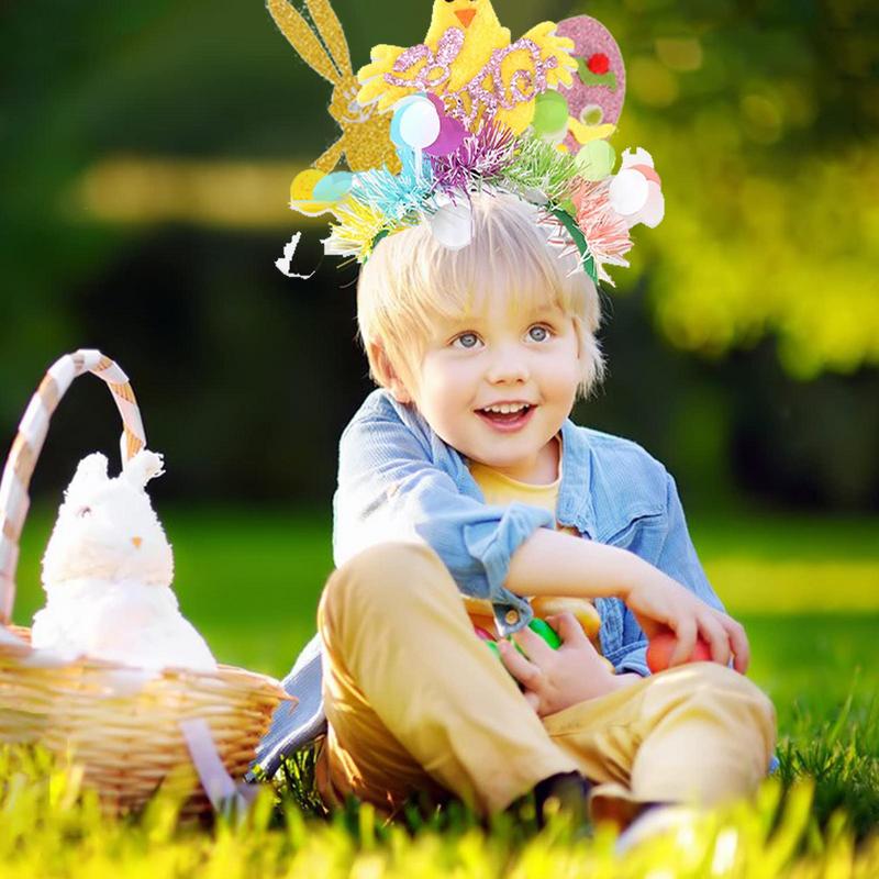 Easter Hair Band Happy Easter Day Hairband For Easter Decoration 6X Women Easter Ears Hair Accessories Headband Set For Girl