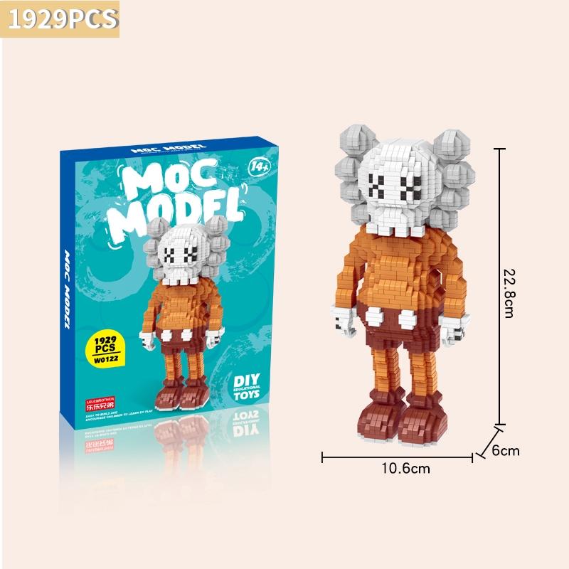 [Spot] micro diamond building blocks small particles assembled adult three-dimensional high difficulty cartoon model birthday gift toy set