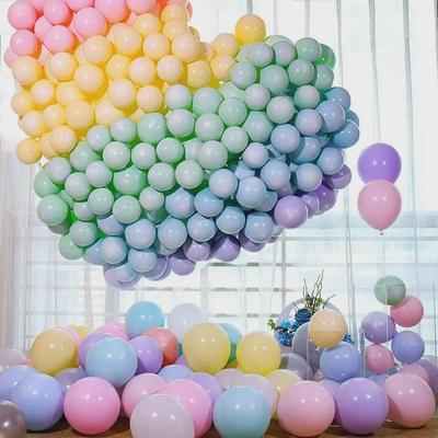 Bunte Macaron-Latexballons für Hochzeits- und Geburtstagsdekorationen