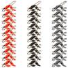10Pcs Lures Clip Speed Clip for Sea Freshwater Fishing Line Clip Fishing Clip Stainless Steel Fishing Impact Baits Clip
