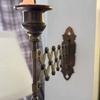 Adjustable Retractable Candle Holder Telescopic Metal Candle Holder  Bed Room