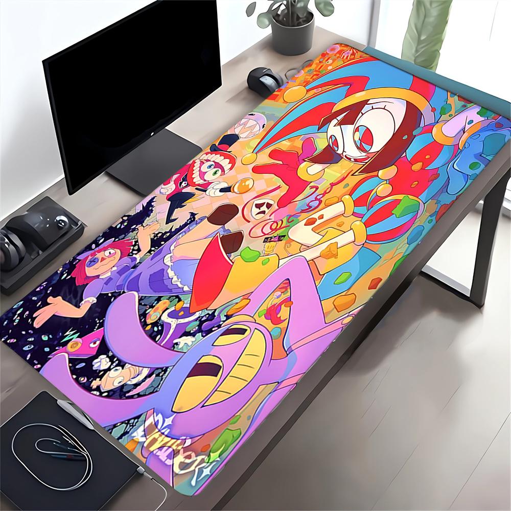 Colorful Characters Celebration Large Gaming Mouse Pad Nonslip Rubber Base Waterproof Desk Mat For Office Pc Laptop