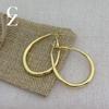 Minimalist High-End Water Drop Hoop Earrings: Elegant Light Luxury Jewelry for Everyday Wear