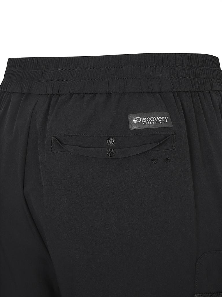 DISCOVERY EXPEDITION Freshvent Men'S Semi-Loose Cargo Shorts (Black)