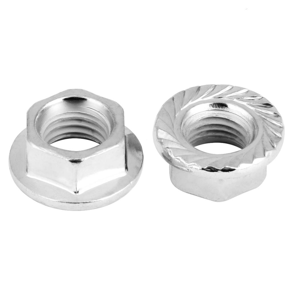 10PCS Fine Thread Hex Hexagonal Nut Flange Nuts Fastener with Pad Hex Flange Nut