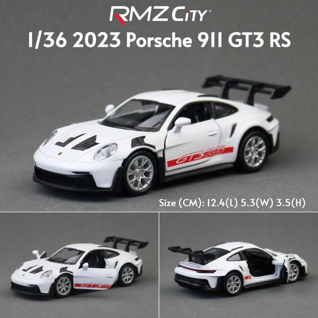 Porsche 911 Gt3 Rs Alloy Car Model With Inertia Control For Kids Collectors