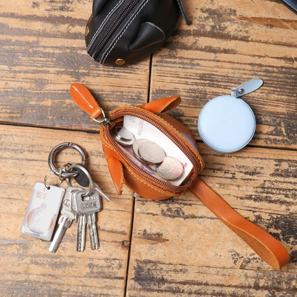 Cute Mouse Purse Retro Storage Bag Portable Mini Coin Purse  Unisex