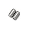 2Pcs/Lot Stainless Steel Magnetic Buckle Frosted Color Black Buckle For Leather Bracelet Making Diy Jewelry Connectors