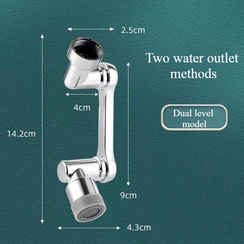 Two Modes for Water Outlet ABS Universal Rotation Extender Faucet Aerator Splash Filter Kitchen Washbasin Faucets Bubbler Nozzle