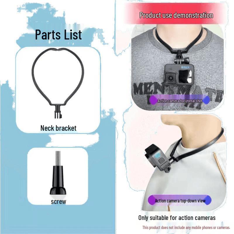 Hands-Free Neck Lanyard for Selfies, Fishing, and Sports