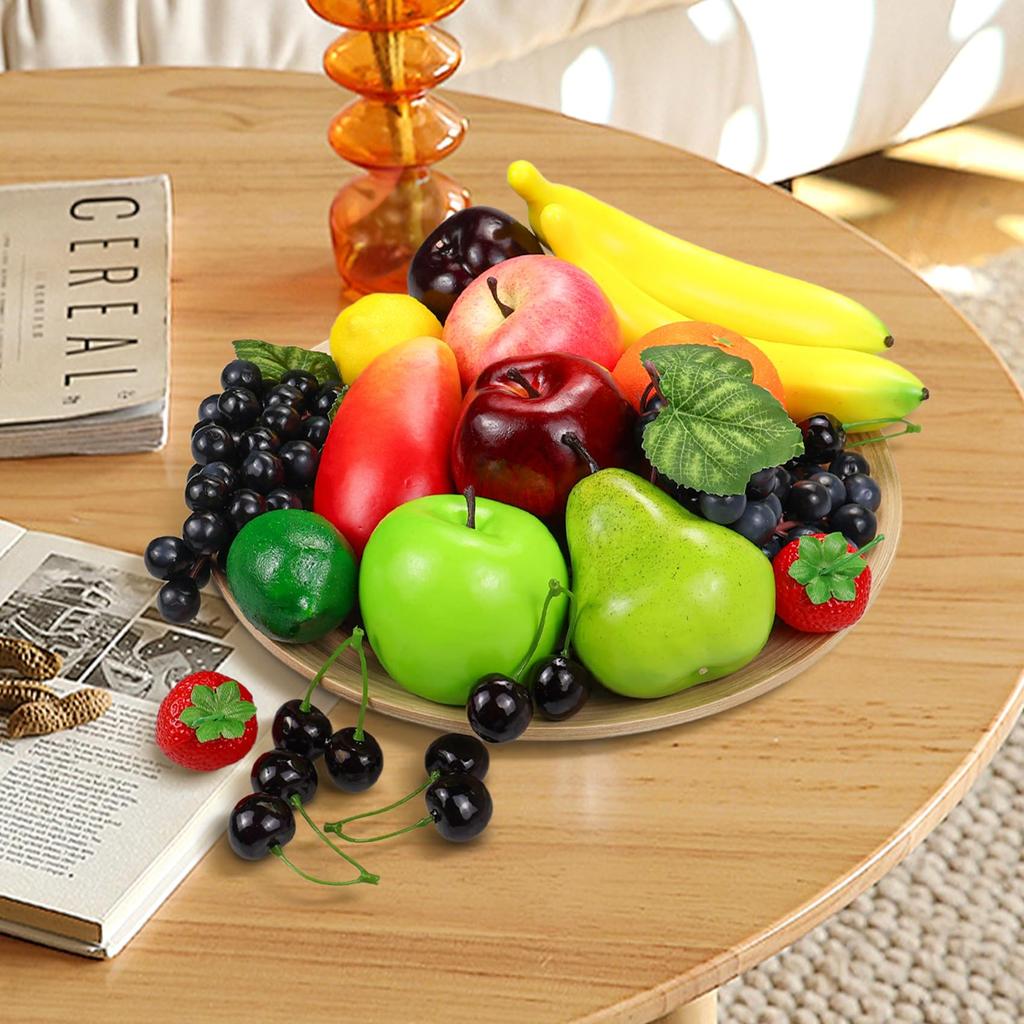 Artificial Fruit Fake Fruits for Home Simulation Fruit Party Christmas Fruit Models for Fake Total 20 Pack, Decor, Set, Decoration, Photography,