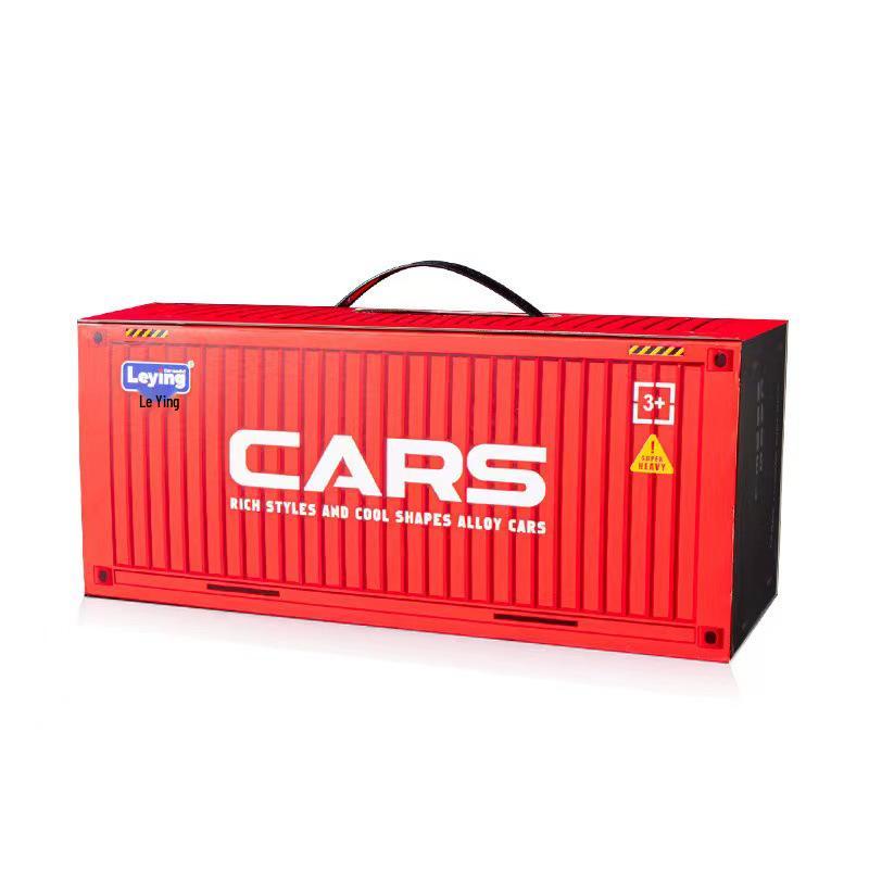 48 Mini Pull-Back Car Set for Kids - Gift Box of Inertia Toy Cars for Boys