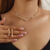 Elegant Crystal Necklace & Earrings Set for Weddings and Banquets
