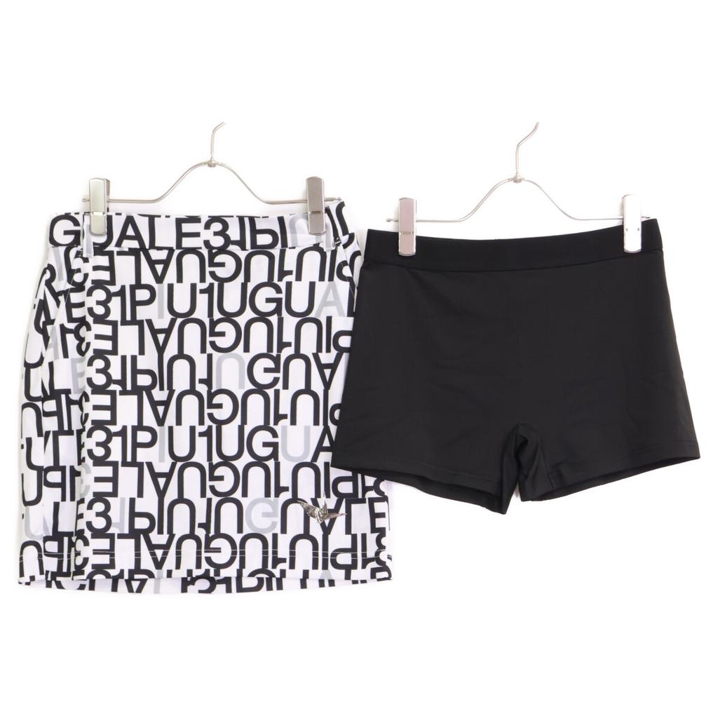 1piu1uguale3 [GOLF] GSP047 White Full Mix Logo Tight Skirt Skirt 2 whiteUsed