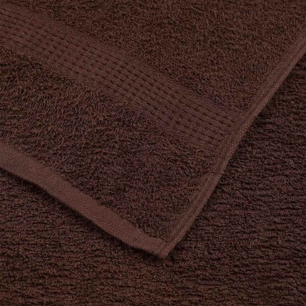 FROGN Washcloths 4 pcs Brown 30 x 30 cm 360 g m²