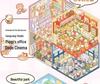Creative 3D Miniature Scenes: Tirado House Sticker Collection Book