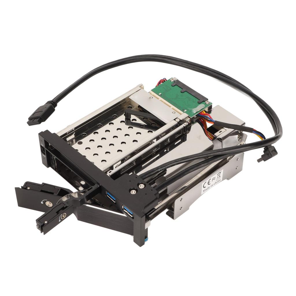 3.5" SATA Internal HDD Tray 2.5 / 3.5in Maximum 6Gbps Dual USB3.0 Internal HDD Mobile Rack Secure Connection for SATA I/II/III