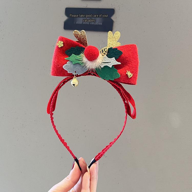 Christmas Antler Fairy Headband for Girls - Mori Style Children's Hair Accessory