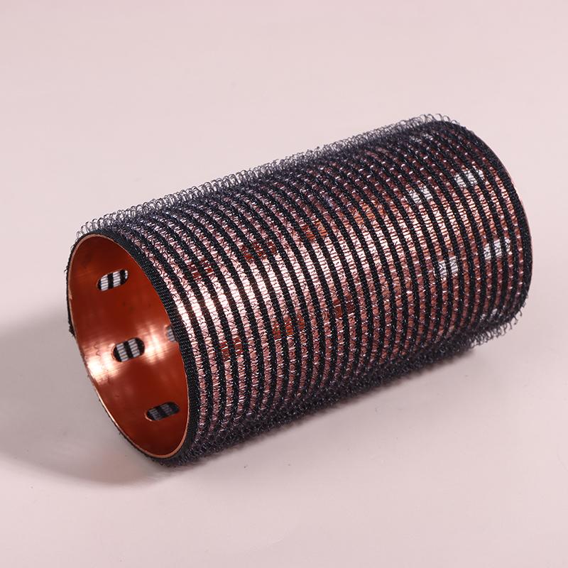 Color Aluminum Core Self-adhesive Hair Roll 5*9cm Pure Nylon Hook And Loop Roller Self Grip Styling Hot Thermal Volume Curler