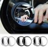 2Pcs Blind Spot Mirror Round HD Glass Convex 360° Side View Rear For Car Y D3P7