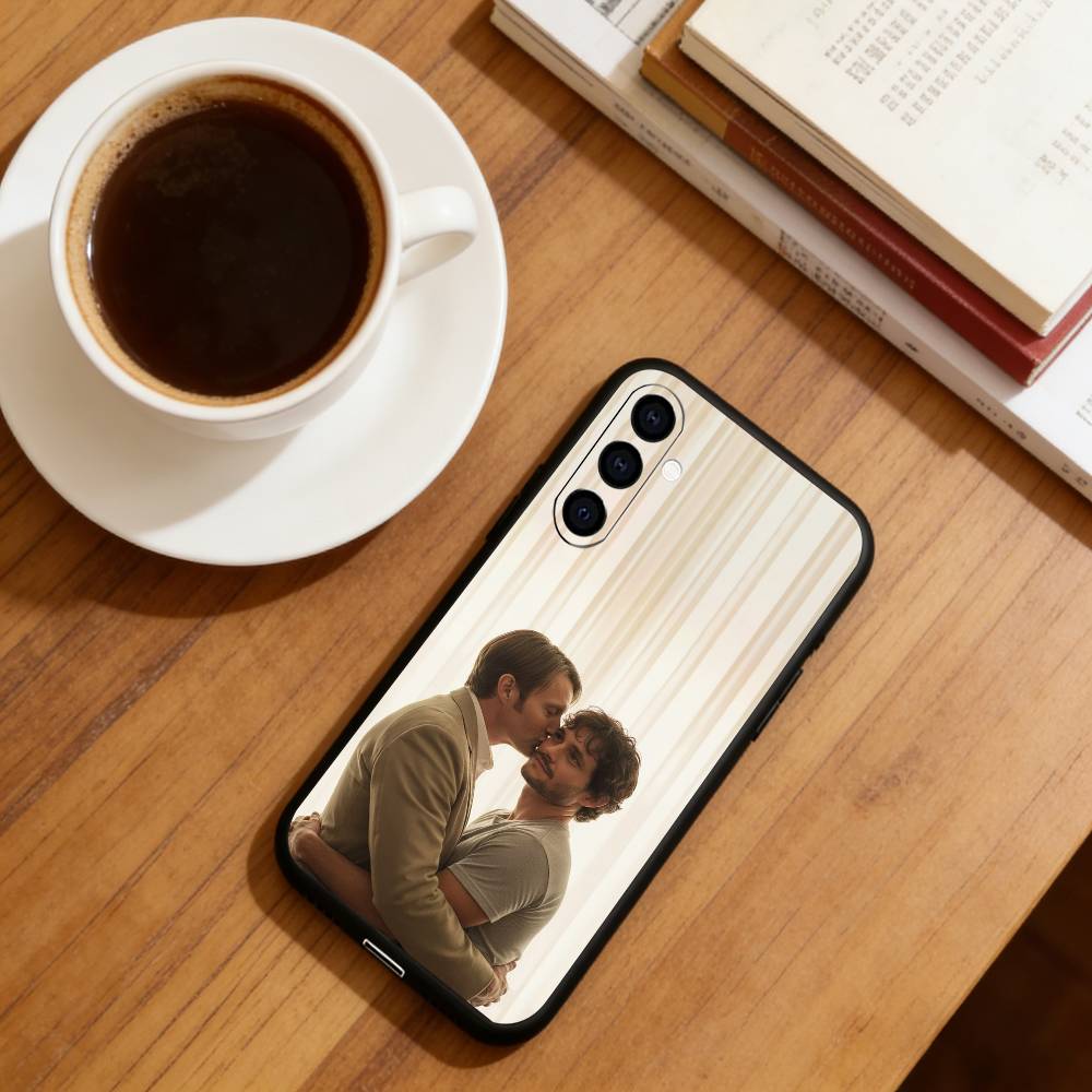 Hannibal and Will Graham Phone Case For Samsung Galaxy A73,A72,A71,A70,A53,A52,A51,Soft Silicone Black Cover
