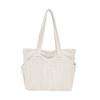 Simple literary tote bag women's new casual shoulder bag large capacity trendy handbag