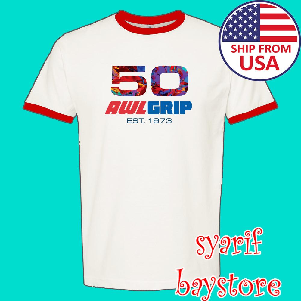 

Awlgrip Yacht Paint Men#039;s Ringer Red Size S to 3XL Unisex T-Shirt S
