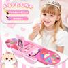 VBACALA Makeup Coloring Makeup Set for Makeup Makeup Mini Pretend Princess Elementary School Birthday Gift Toy, Girls, Box, Tools, Dresser, Cosmetics,