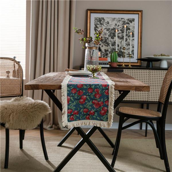 Table Flag Jacquard Sunflower American Tassel Party Decoration American Decoration Porch Cover 9 Styles