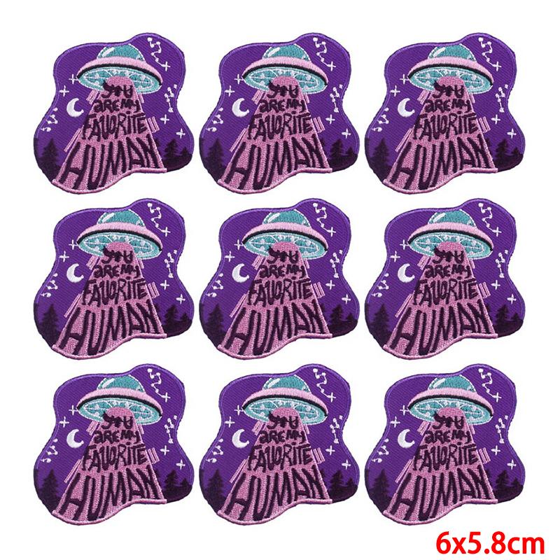 10 Pcs/lot Embroidery Patch Iron On Patches For Clothing Patches On Clothes Jackets Decor Applique Sew Supplies