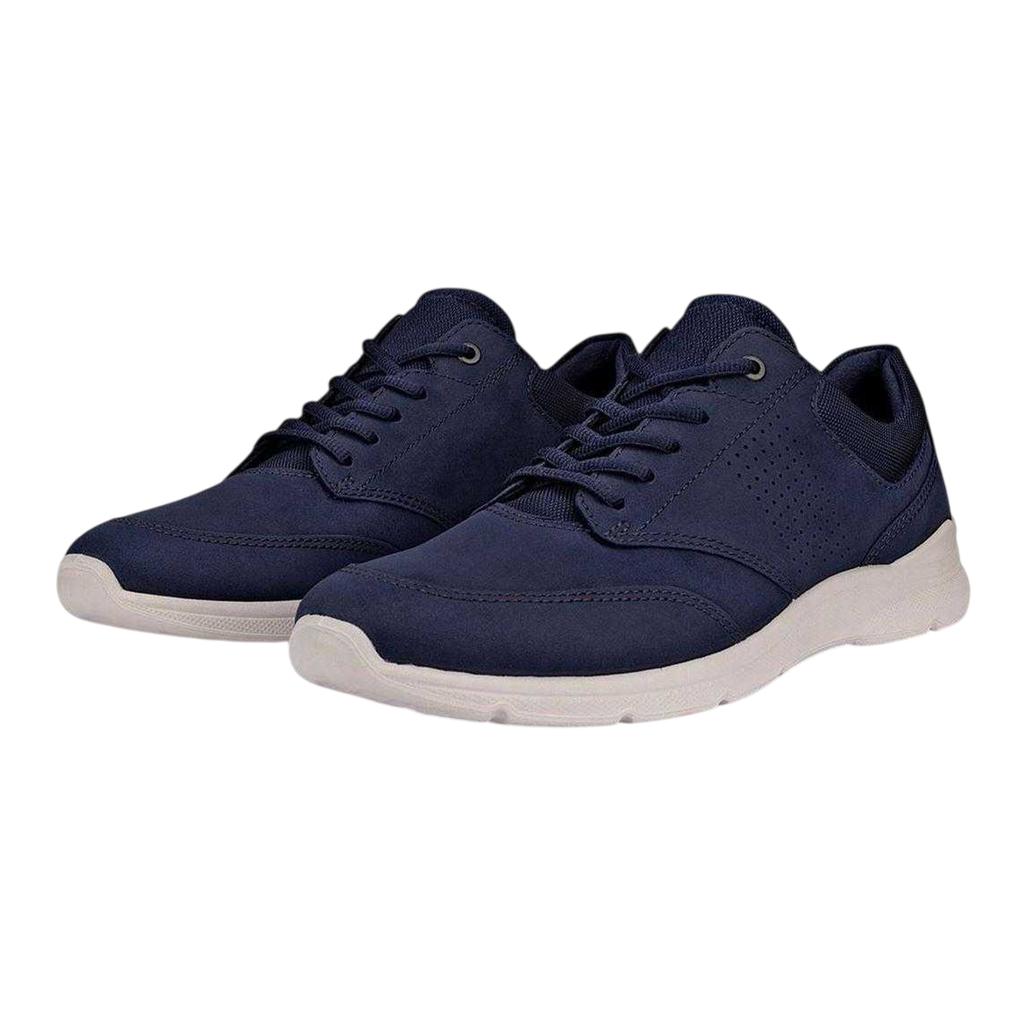 Ecco Mens Irving Leather Trainers