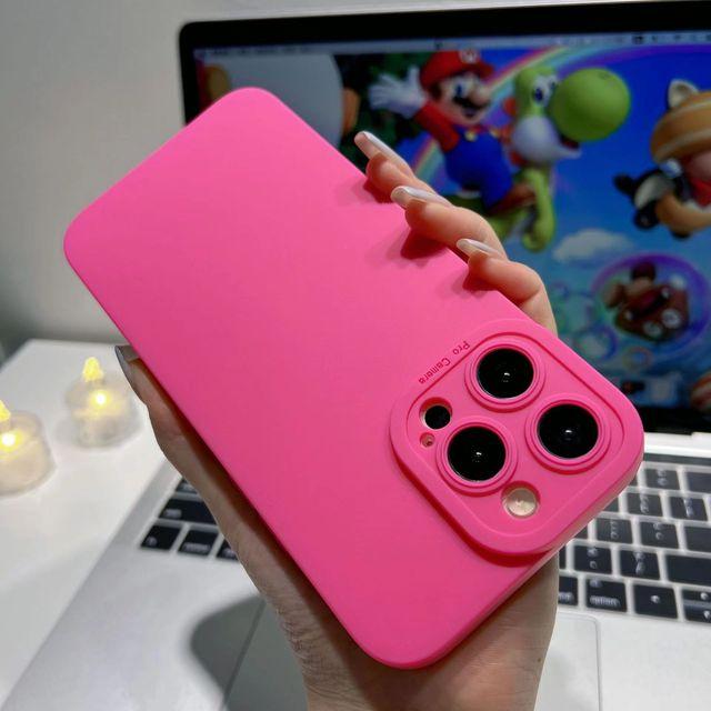 Camera Protection Silicone Phone Case For iPhone 13 Pro Max 11 12 14 Pro Max XR XS Max 7 8 15 Pro Max Soft Shockproof Matte Cover