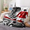 1PC CR7 Print Flannel Blanket, High Quality All Seasons, Home Decor, Warmth and Comfort, Perfect for Christmas Gifts