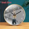 Elegant Multifunctional Clock: Desk, Wall, Table, or Floor Use – Light Luxury Ornament with Simple Pendulum